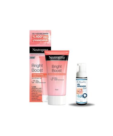 Neutrogena Bright Boost Revitalizing Peeling 75 ml + Teeth Whitening Foam