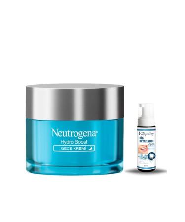 Neutrogena Hydro Boost Night Cream 50 ml + Gift Teeth Whitening Foam