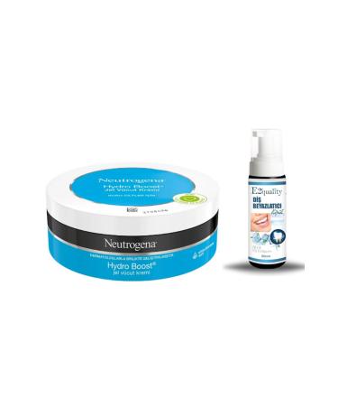 Neutrogena Hydro Boost Dry Skin Gel Body Cream 200 ml + Gift Teeth Whitening Foam