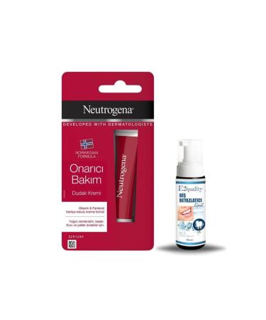 Neutrogena Lip Care Cream 15 ml + Gift Teeth Whitening Foam