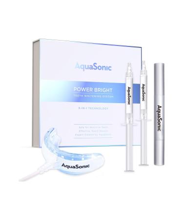 Aqua Sonic Power Bright Teeth Whitening 3-in-1 Kit Easy Safe and Fast Results