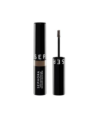 Sephora MIDNIGHT BROWN 04 TINT & VOLUME BROW GEL - INTENSE COLOR VOLUMIZING EYEBROW GEL 5 ML DEMBA3690