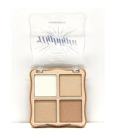 TipsArt Highlight V Face 4-Pack Highlighter Palette