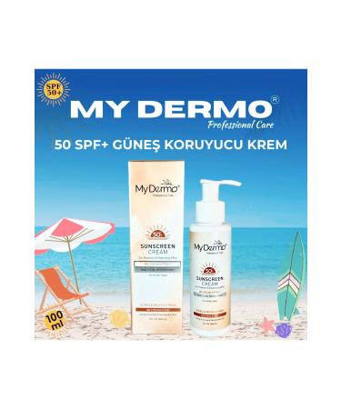 MY DERMO Spf50+ Protective Sun Cream 100 ML BB Cream Effective - Buy Online on GoSupps.com