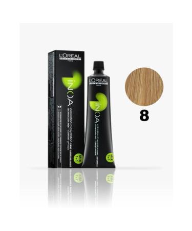 INOA Ammonia-Free Dark Blonde No: 8 Hair Dye 60 ml INOA050524161