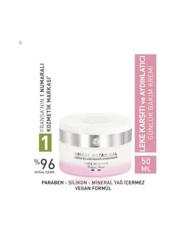 Yves Rocher Natural Vegan Skin Tone Equalizing Brightening Anti-Wrinkle Night/Day Cream