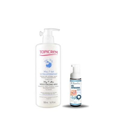 Topicrem Baby Ultra Hydratant Moisturizing Milk-Moisturizing Milk 500ml + Gift Teeth Whitening Foam