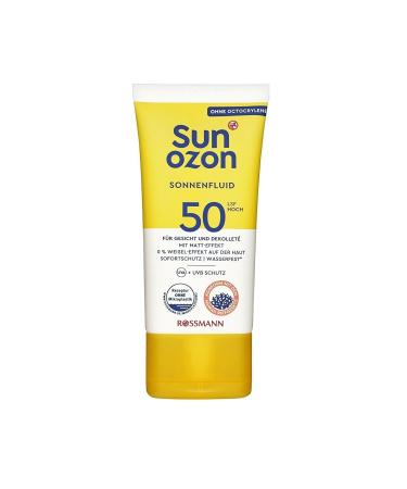CARPET TUT SunOzon SUNSCREEN Face Cream SPF50 50ML FOR SENSITIVE AND DRY SKIN