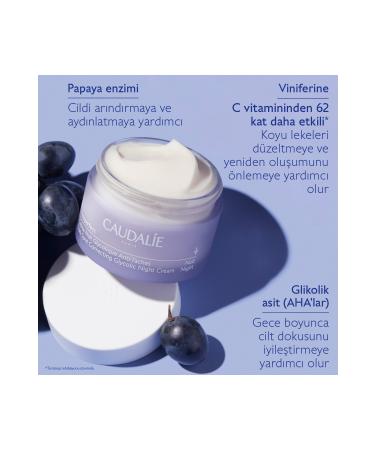 Caudalie VINOPERFECT SKIN BARRIER REPAIRING ANTI-BLEMISH GLYCOLIC NIGHT CARE CREAM 50 ML DEMBA4104 - Buy Online on GoSupps.com