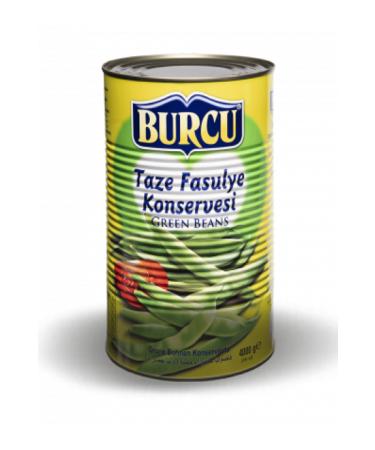BURCU 4000 grams of burcu green beans canned