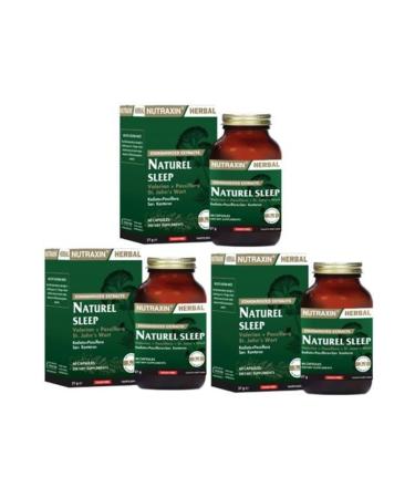 Nutraxin Naturel Sleep 60 Capsules X 3 Pieces