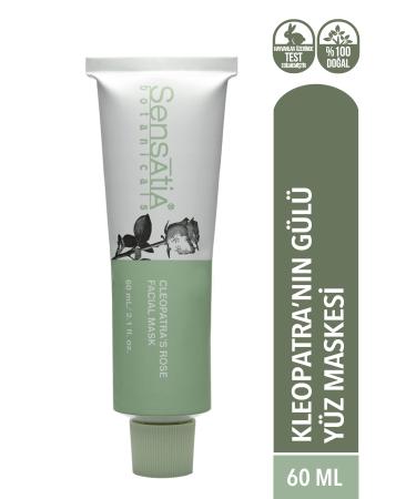 Sensatia Botanicals Cleopatra's Rose Skin Tone Balancing Face Mask 60ml - Buy Online on GoSupps.com