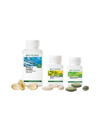 Nutriway Nutriway Support Set to Increase Your Vitality Omega 3+vitamin C+vitamin B