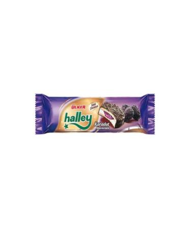 Ulker Halley 7 Black Mulberry Sandwich 236 gr 12 Pieces