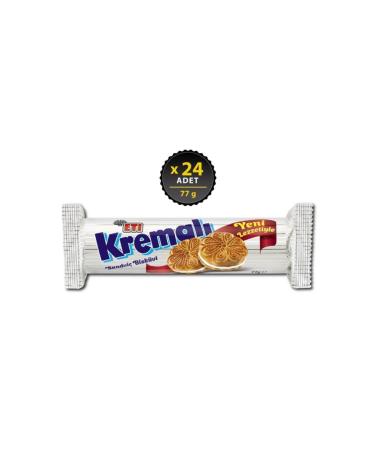 Eti Cream Biscuit 77 g x 24 Pieces