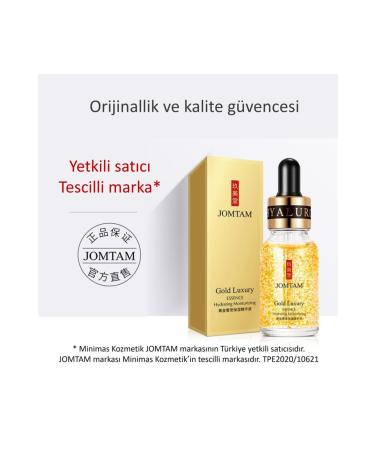 Jomtam Gold Luxury 24k Gold Moisturizing Anti-Age Elixir Serum 15 ml - Buy Online on GoSupps.com