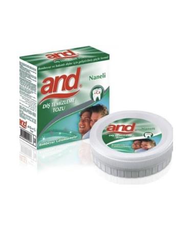 AND And Tooth Powder Mint 40gr