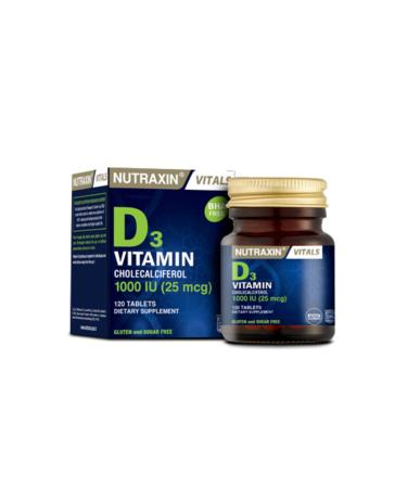 Nutraxin Vitamin D3 1000 Iu 120 Tablets + Selenium 100 Mcg 100 Tablets - Buy Online on GoSupps.com
