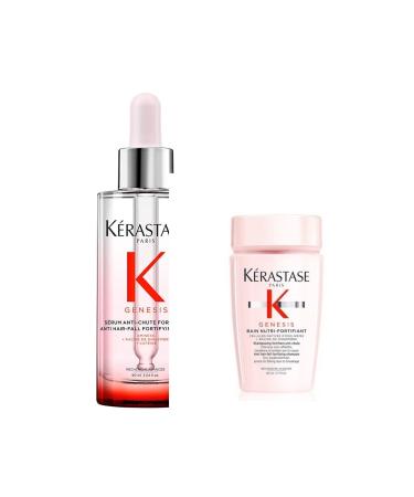 Kerastase Genesis Fortifiant Anti-Hair Loss Serum 90 Ml + Genesis Bain Hydra-fortifiant Shampoo 80 Ml