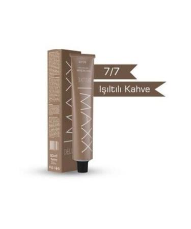 MAXX DELUXE 7/7 Shimmer Coffee Cream Hair Dye 60 Ml