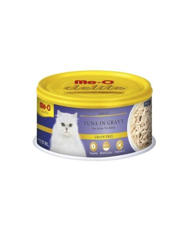 me-o Delite Canned Cat Food with Tuna Meat in Sauce 80 Gr X 6 Pieces - Buy Online on GoSupps.com