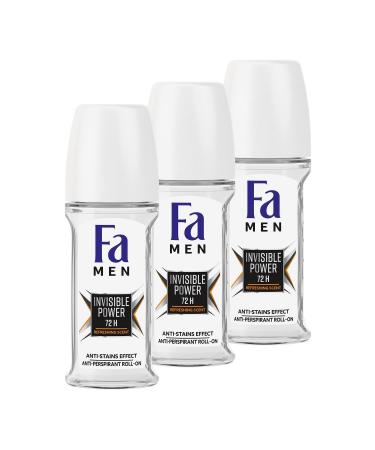 Fa Men Roll-on Invisible Power 50 Ml X 3 Pieces