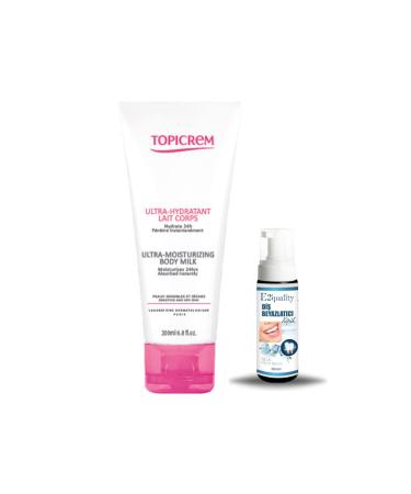 Topicrem Ultra Moisturizing Body Milk-Moisturizing Body Lotion 200ml + Gift Teeth Whitening Foam