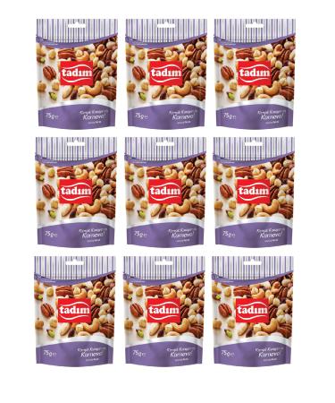 Tad m Carnival Nuts 75 gr X 9 Pieces