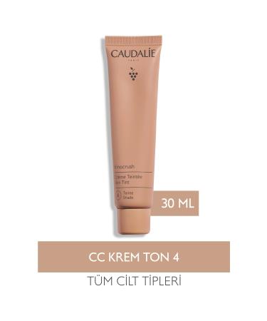 Caudalie VINOCRUSH ILLUMINATING-SHINING SKIN TINT TONE 4 DEMBA4064