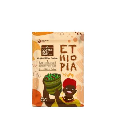 Alt ntelve Coffe Bean Box Ethiopian Filter Coffee 80 Gr. (6 pieces)