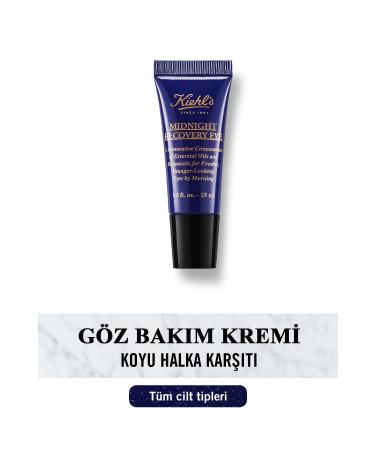 Kiehl's MIDNIGHT RECOVERY ANTI-FATIGUE AND FINE LINE NIGHT EYE CREAM 15 ML DEMBA3777