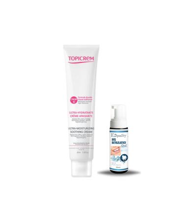 Topicrem Calm+ Ultra Moisturizing Soothing Cream - Moisturizer 40ml + Gift Teeth Whitening Foam
