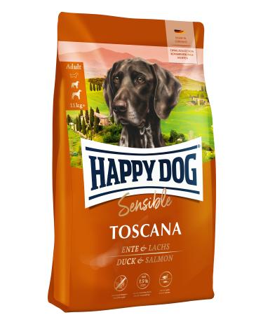 Happy Dog Toscana Duck and Salmon Dog Food 4 kg
