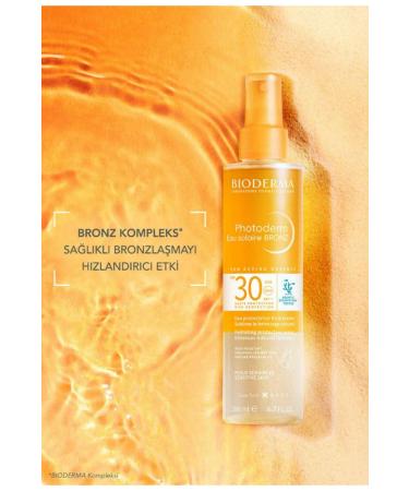 Bioderma Photoderm Bronze Sun Protective Water SPF30 200 ml - Buy Online on GoSupps.com