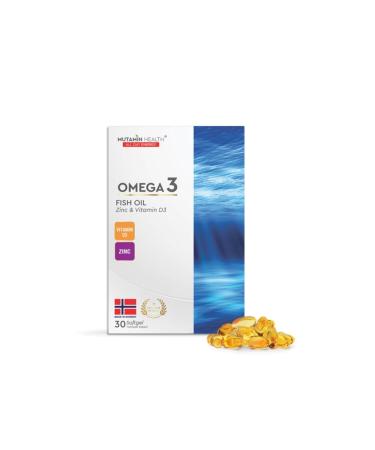 Mutamin Organics Health - 1000 mg 30 Capsules Fish Oil