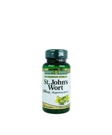 Nature's Bounty St. John's Wort 300 Mg 100 Capsules (2 PCS)