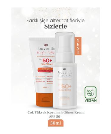 Jeuvenile SPF 50+ Very High Protection Sun Cream - Anti-Spot (UVA/UVB Filter Antioxidants Vitamin E) - Buy Online on GoSupps.com