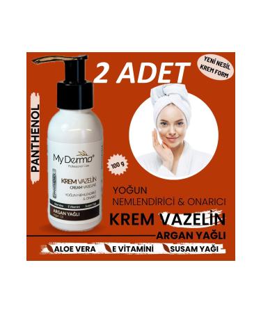 MY DERMO 2 PCS Cream Vaseline Argan Oil 100 ML