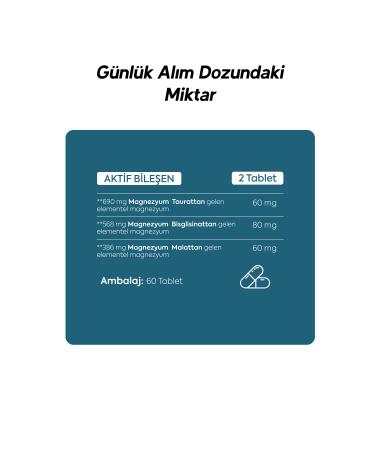 Dr.Henri Magtrio Complex Magnesium Containing Supplementary Food 60 Tablets - Buy Online on GoSupps.com