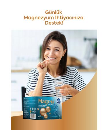 Dr.Henri Magtrio Complex Magnesium Containing Supplementary Food 60 Tablets - Buy Online on GoSupps.com