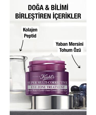 Kiehl's ANTI-DARK CIRCLE & ANTI-WRINKLE 7 EFFECTS IN ONE ANTI-FINE LINE EYE CREAM 14 ML DEMBA4322 - Buy Online on GoSupps.com