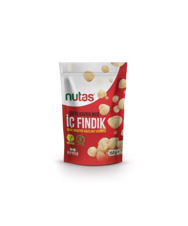 Nutas Double Roasted Hazelnuts - 150g Doypack