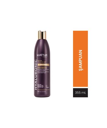Kativa Hyaluronic Shampoo 355 mL - Deep Moisture Anti-Breakage Shampoo
