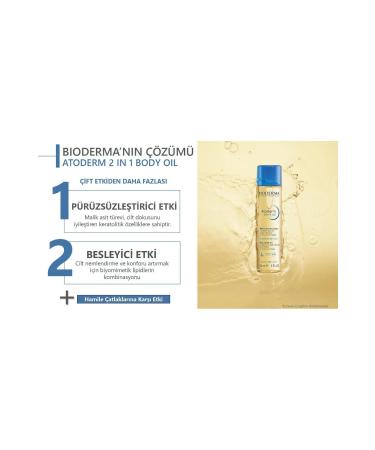 Bioderma Atoderm 2-in-1 Body Oil - Anti-Stretch Moisturizing Care Oil 150ml - Buy Online on GoSupps.com