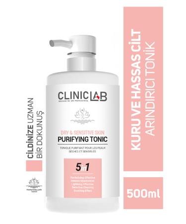 Cliniclab Dry & Sensitive Skin Purifying Toner 500 ml