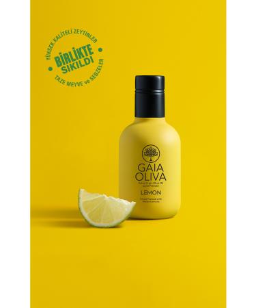 Gaia Oliva Lemon Flavored 250 ml Extra Virgin Olive Oil (NEW HARVEST)