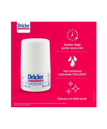Driclor Antiperspirant Roll-on 20 ml - Buy Online on GoSupps.com