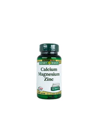 Nature's Bounty Calcium Magnezium Zinc Mineral 100 Tablets