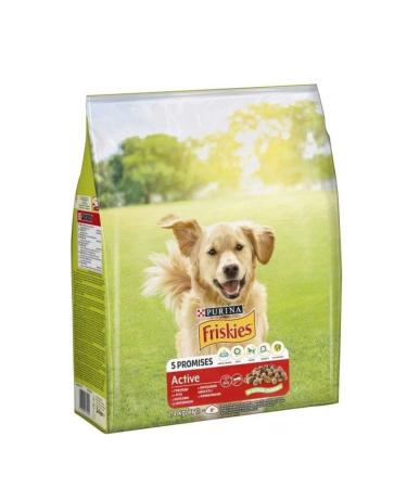 Friskies Dog Active Meaty Adult Dry Dog Food 2.4 Kg