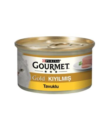 Purina Gourmet Gold Canned Cat Food with Minced Chicken 85 Gr x 24 Pieces